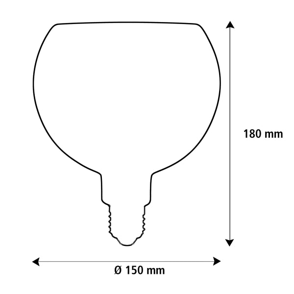 Floating Globe | Smokey Grey | 150