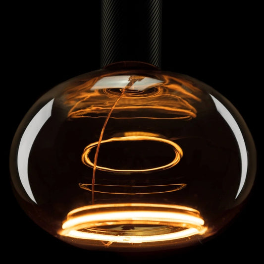 LED Floating Oval E200 smokey grey E27